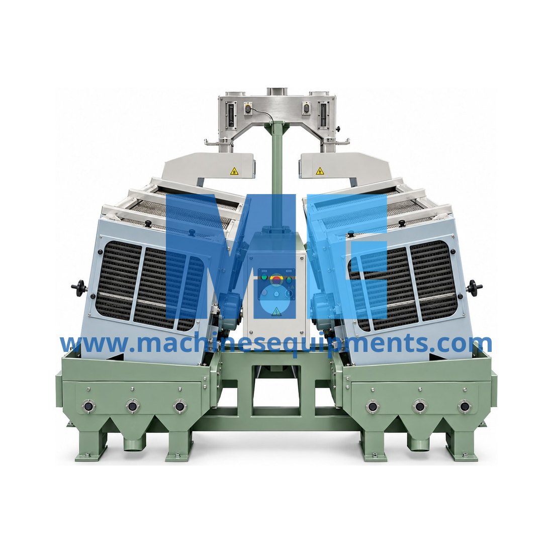 6t-12t Per Day Double Body Paddy Rice Separator Machine — Agro Processing Machines
