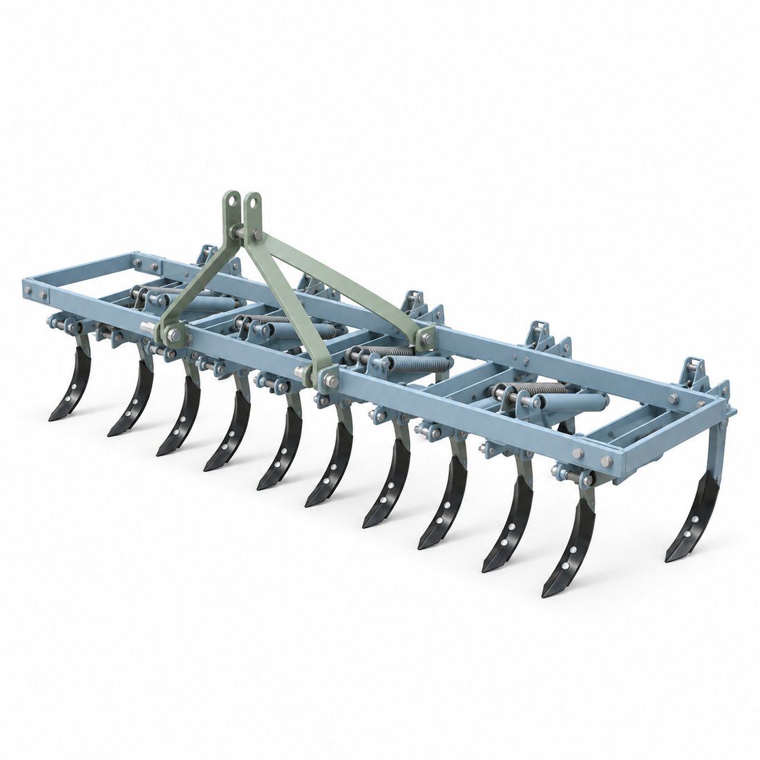 Agricultural 13 Tyne Cultivator Spring Loaded