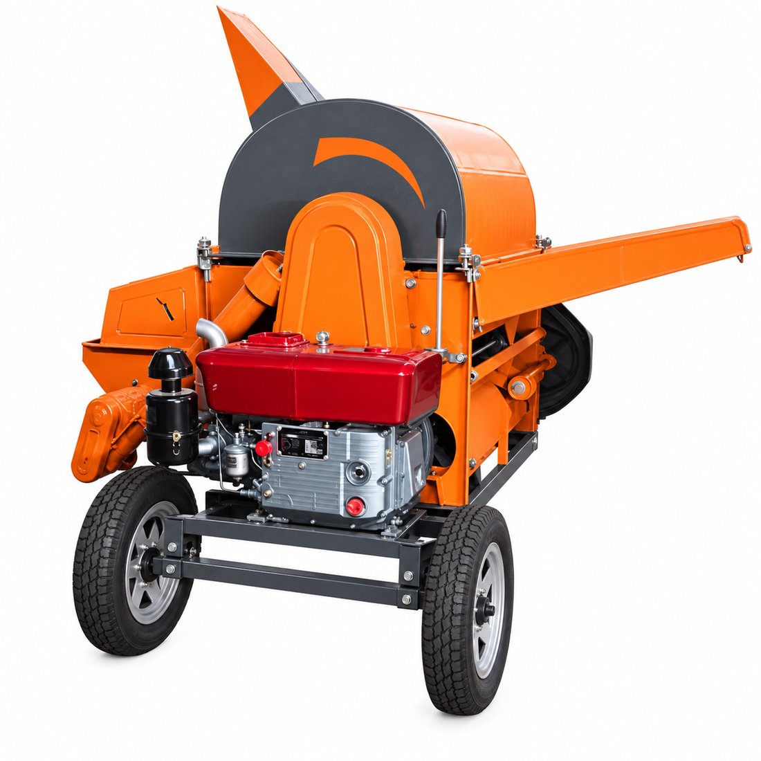 Agricultural Mahcinery with Diesel Engine Wheat Paddy Thresher