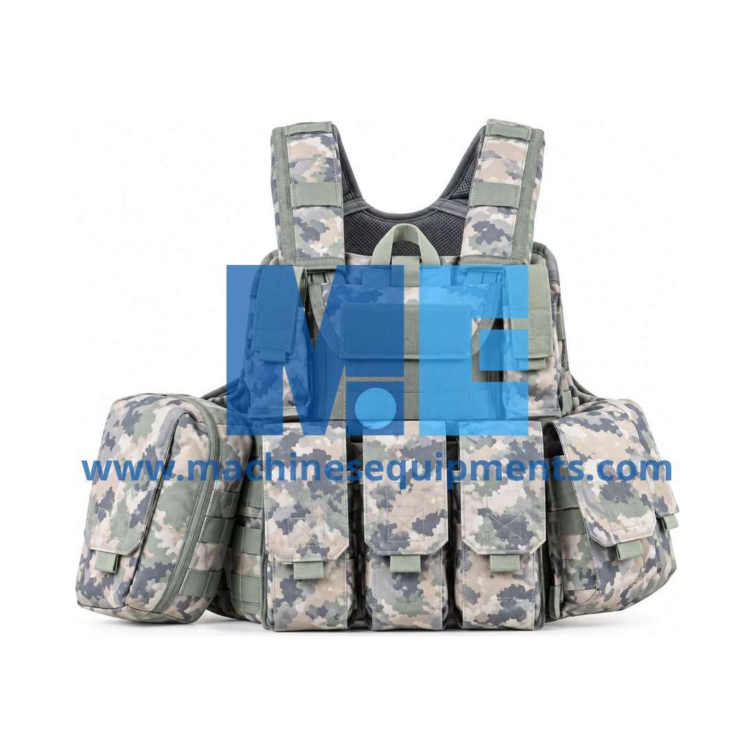 Army Military Ballistic Military Tactical Vest , Molle Jungle Camo Bullet Resistant Vest — Army Equipment