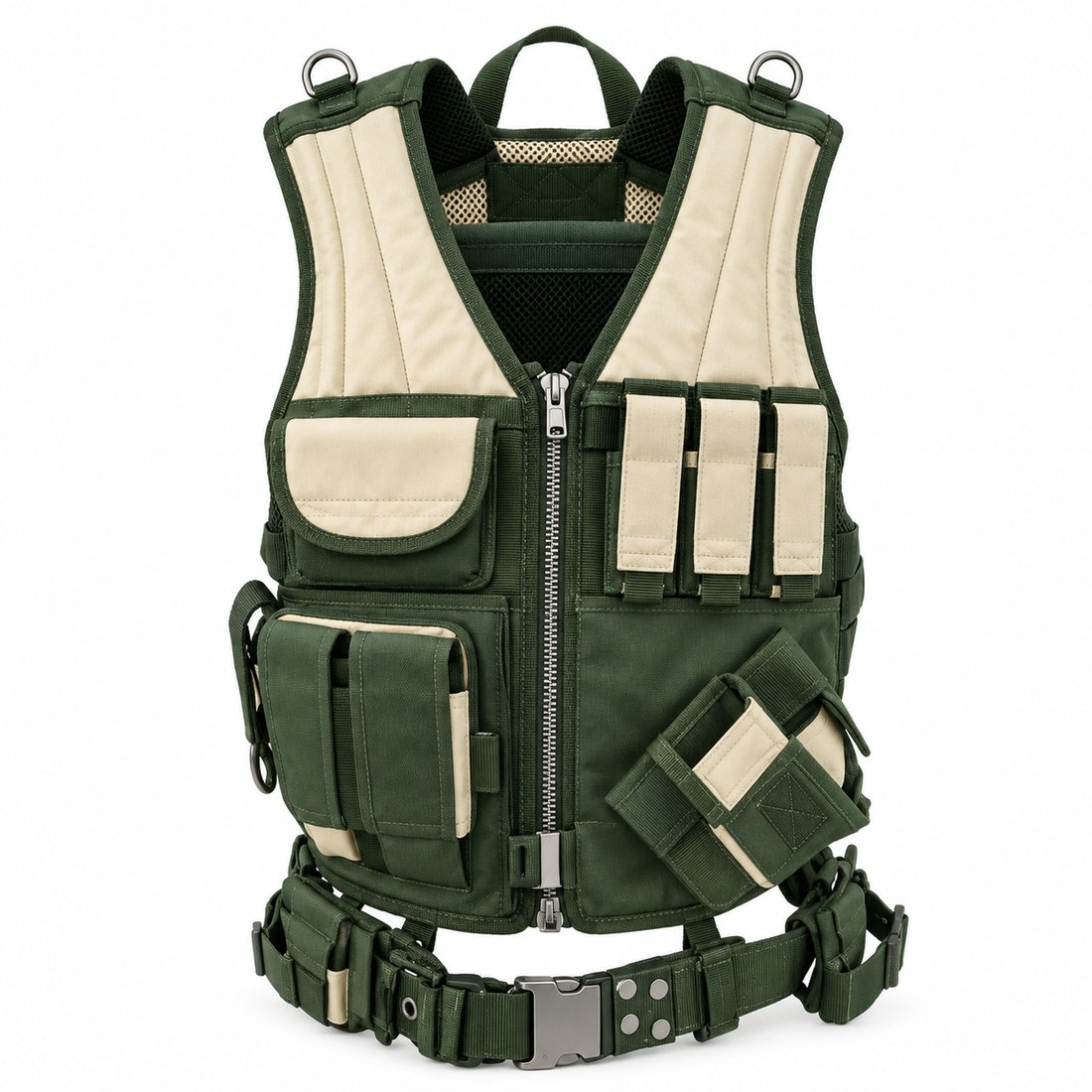 Army Police Vest with Hydration Bag