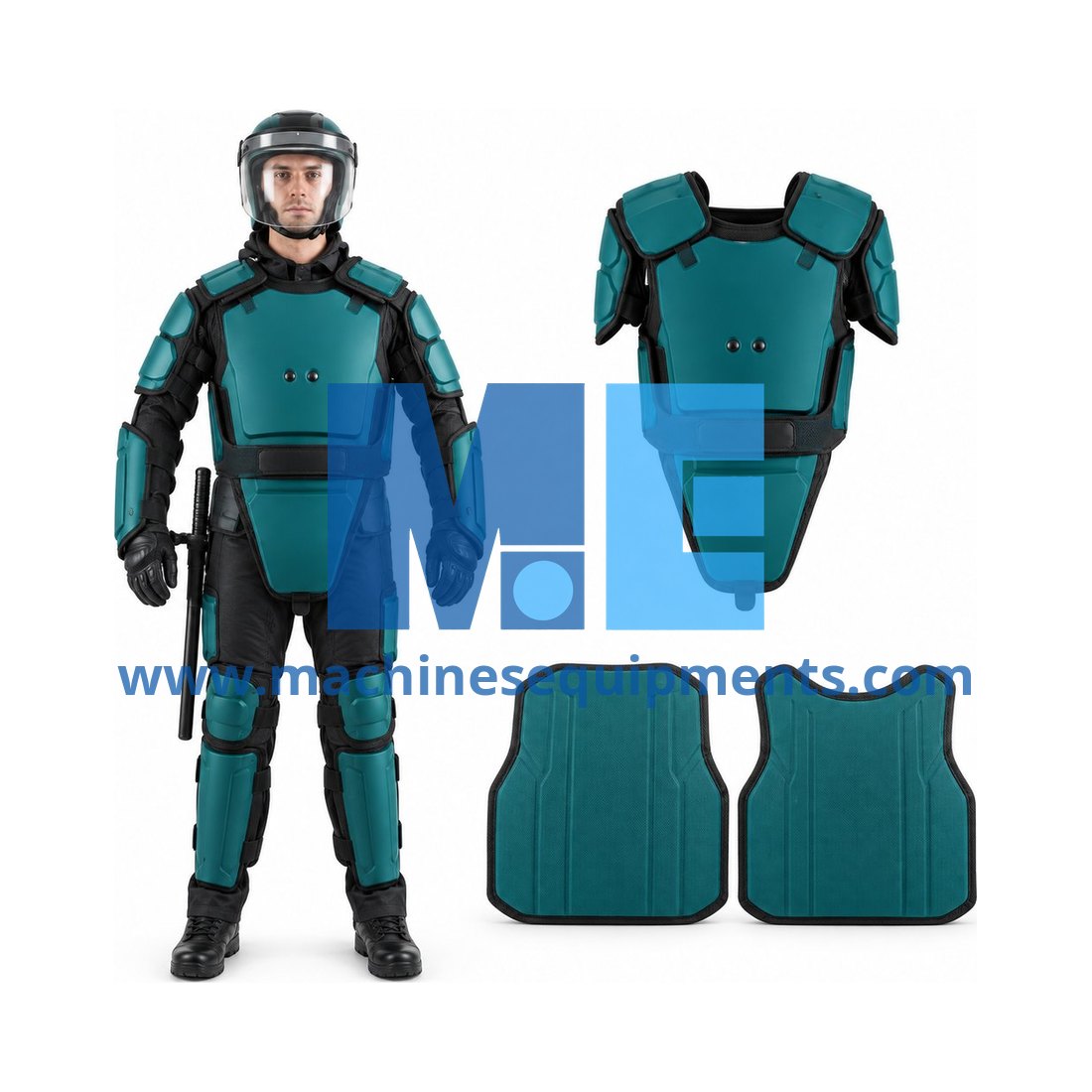 Army Security Anti Riot Armour Anti - Impact Fire Retardant Material For Incendiary Attacks — Army Equipment