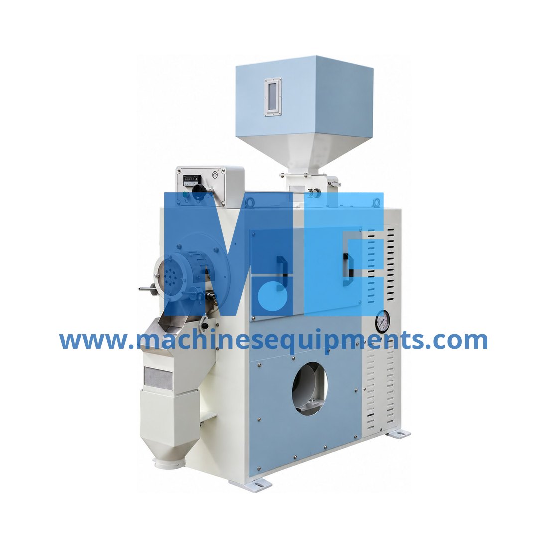 Capacity 2-3t/H Emery Roller Whitener Machine — Agro Processing Machines