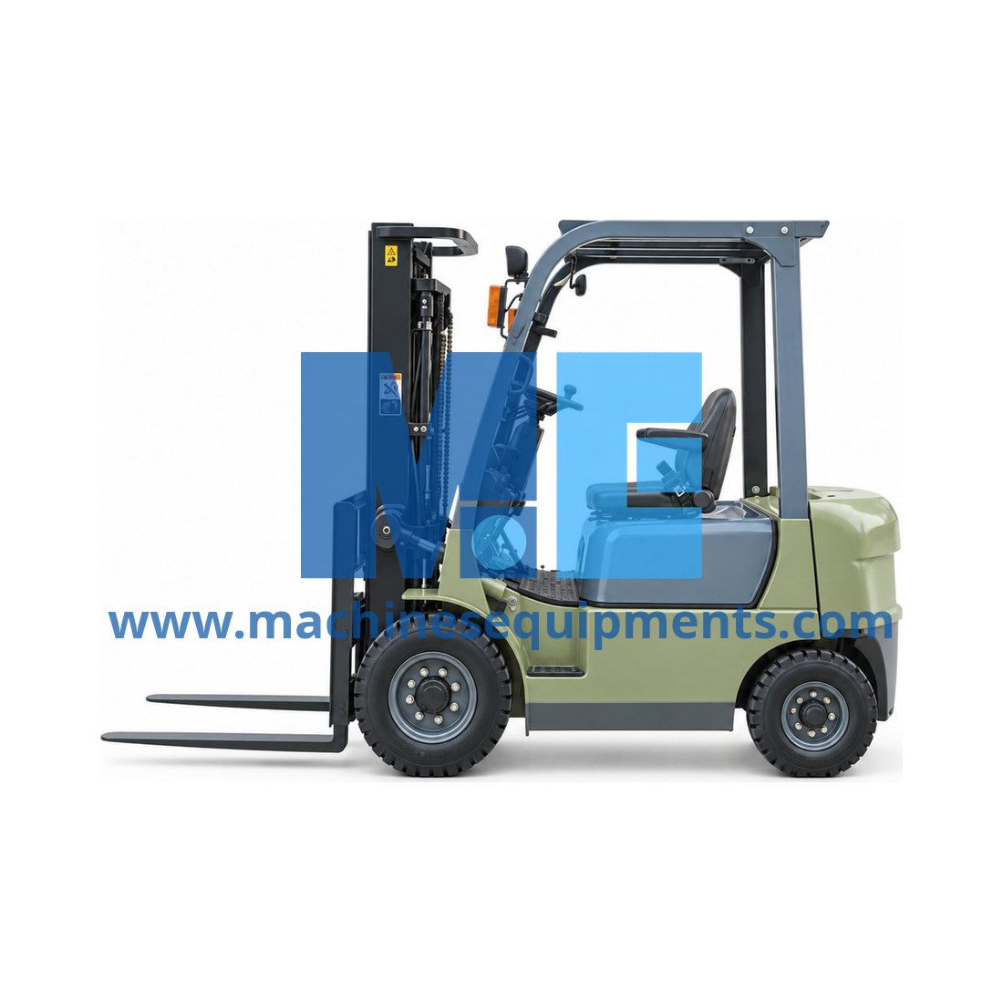 Construction 1 Ton Gasoline Forklift Truck — Construction Machinery