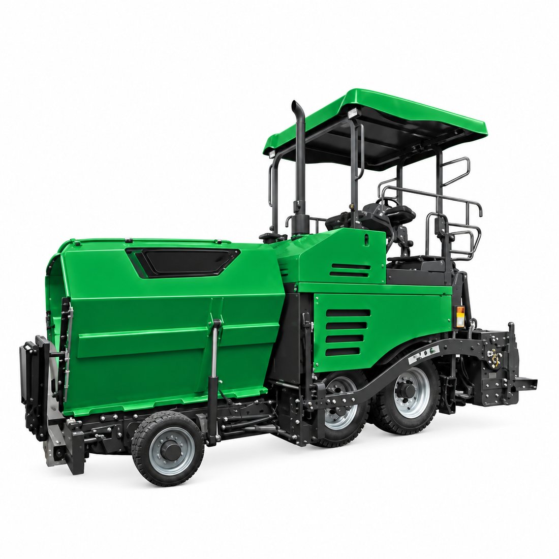 Construction 1.8-4.5m Paving Width Hydraulic Driven Wheeled Asphalt Paver