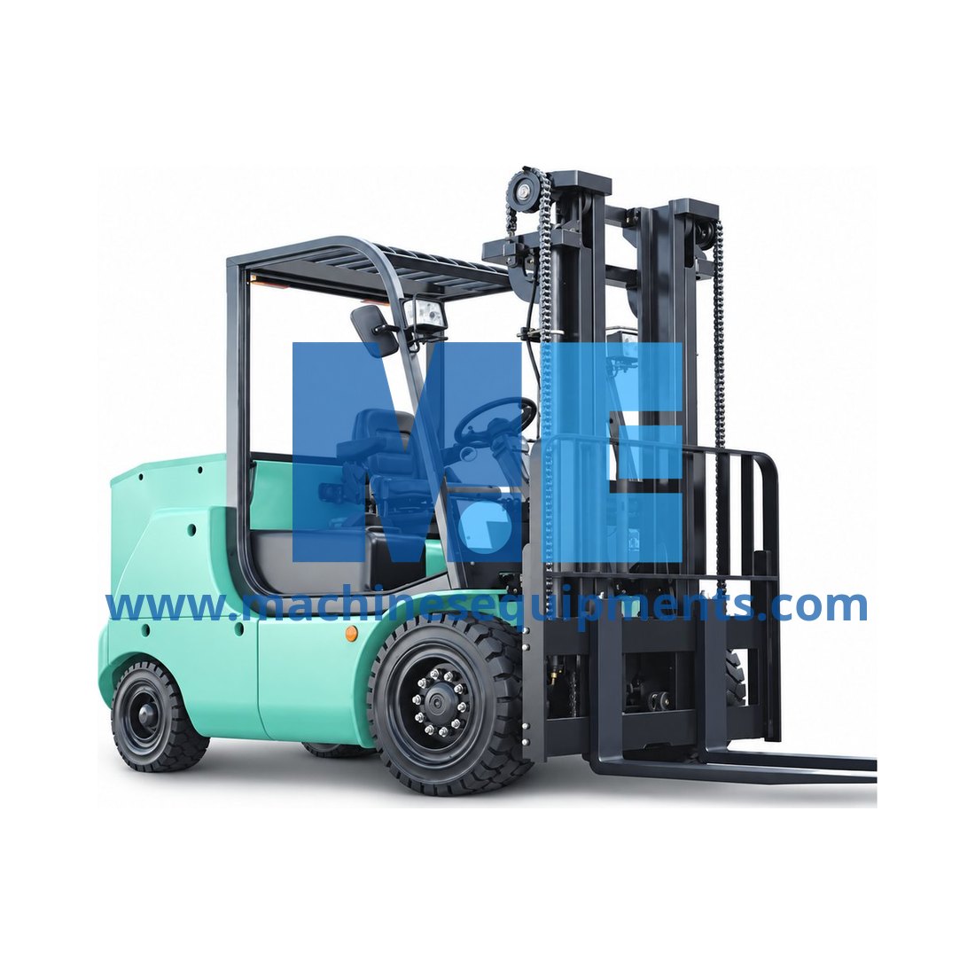 Construction 2 Ton Gasoline Forklift Truck — Construction Machinery
