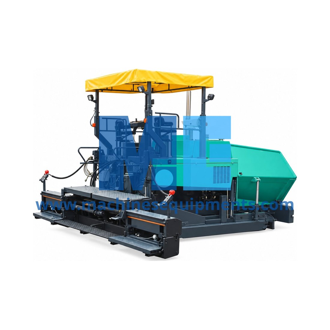 Construction 2.5-4.5m Paving Width Mechanical Driven Wheeled Asphalt Paver — Construction Machinery