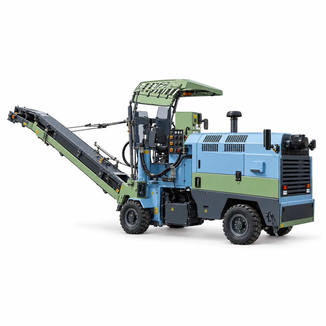 Construction 350-1320mm Milling Width Wheel Type Cold Milling Machine