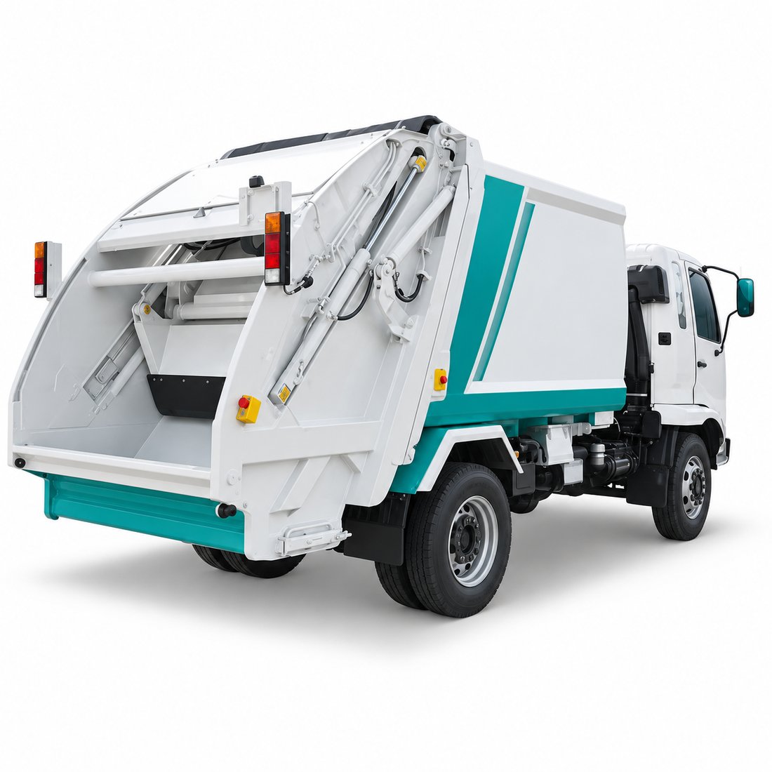 Construction 5m3 Garbage Compactor Trucks
