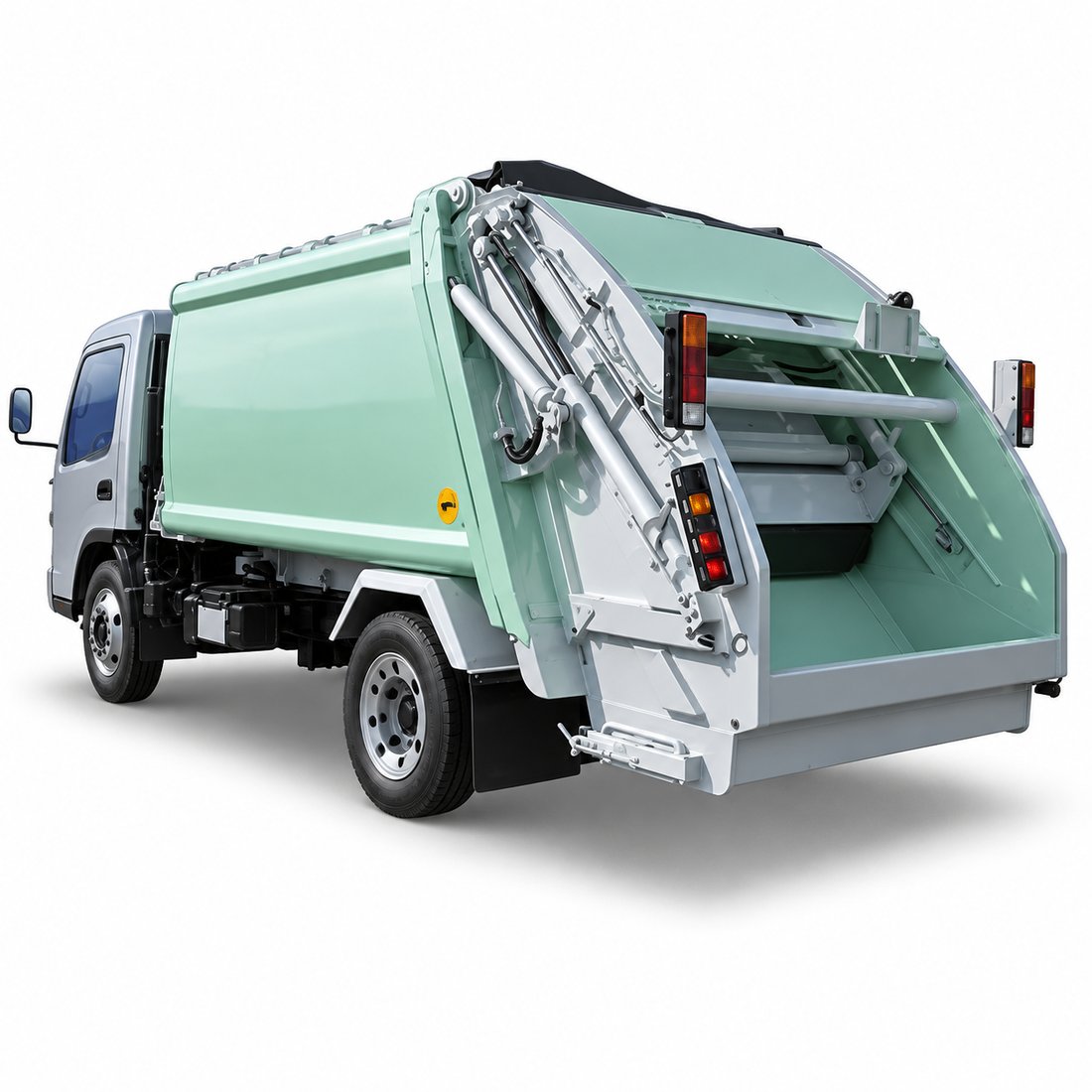 Construction 7m3 Garbage Compactor Trucks