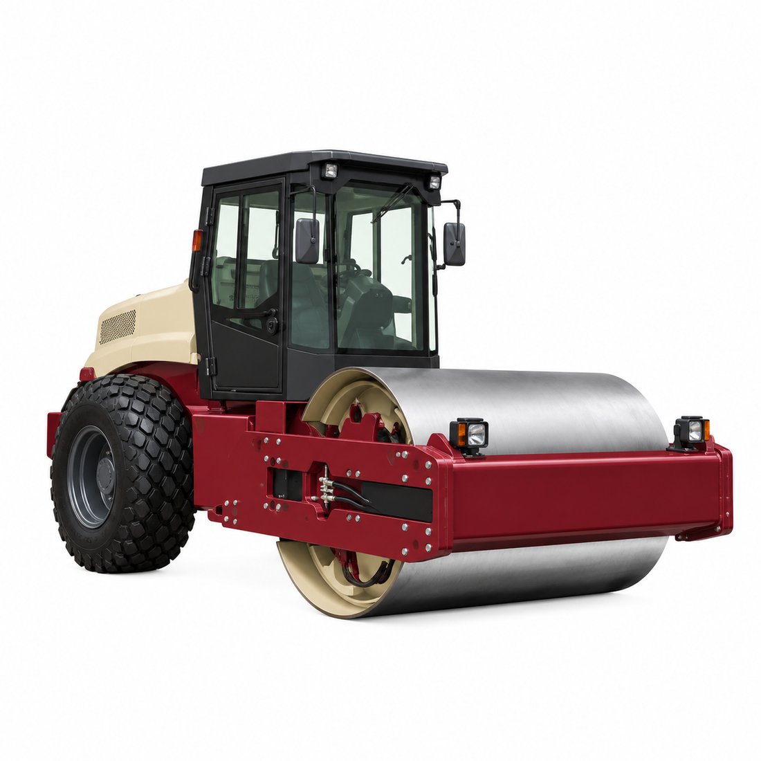 Construction Single Drum Hydraulic Rear Driven 14Ton Vibratory Road Roller