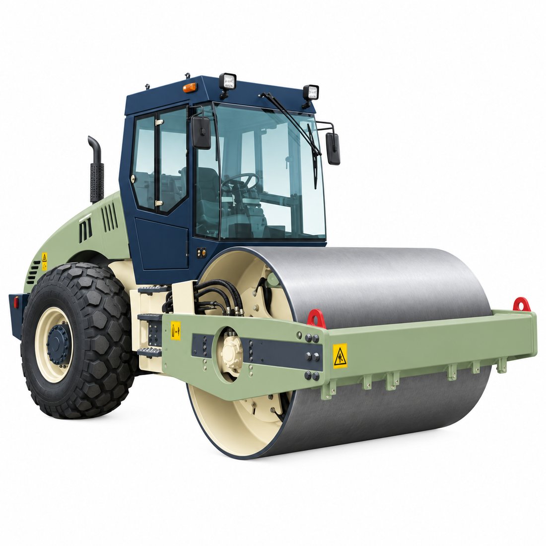 Construction Single Drum Hydraulic Rear Driven 22 Ton Vibratory Road Roller