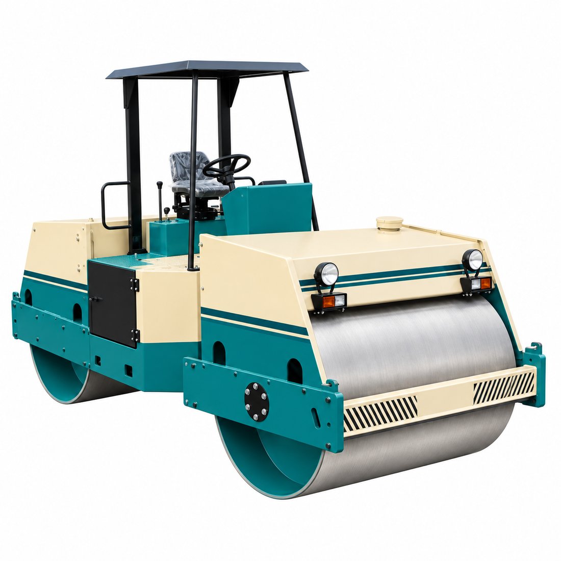 Construction Tandem Drum Full Hydraulic Driven 12 Ton Vibratory Road Roller