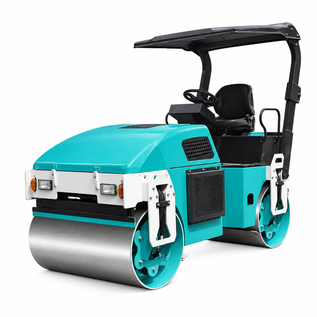 Construction Tandem Drum Full Hydraulic Driven 3 Ton Vibratory Road Roller