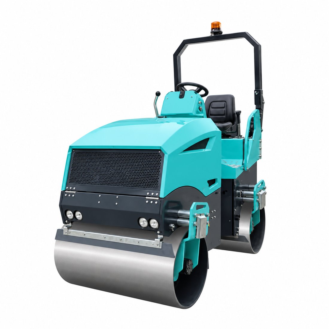 Construction Tandem Drum Mechanical Driven 3 Ton Vibratory Road Roller