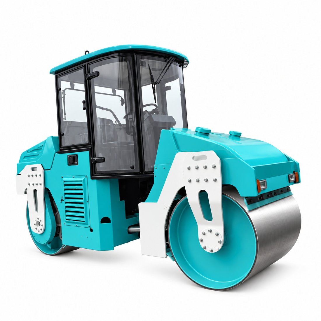 Construction Tandem Drum Mechanical Driven 6 Ton Vibratory Road Roller