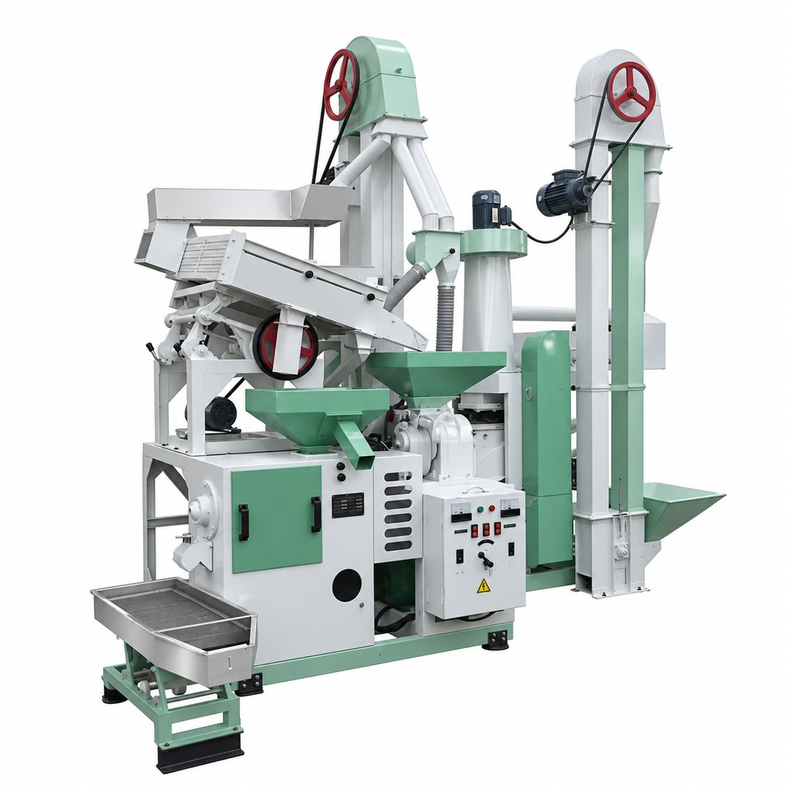 Fine White Rice Processing Combine Rice Mill