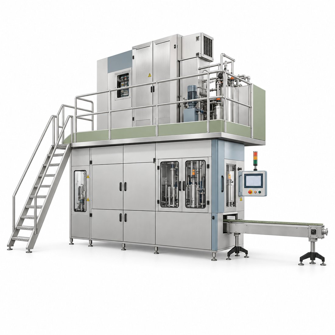 Food Aseptic Brick Carton Aseptic Filling Machine for 100ml-330ml