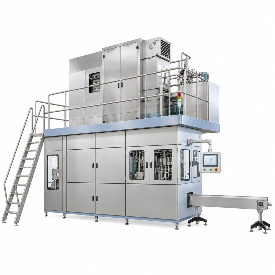 Food Aseptic Brick Carton Filling Machine for 500-1000ml