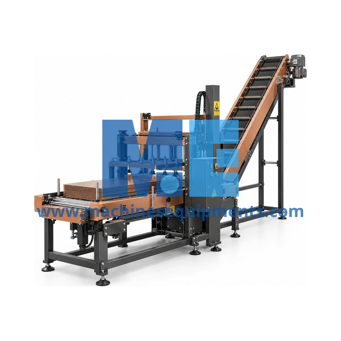 Food Auto Feeding Stacking Conveyor — Food Processing Machines