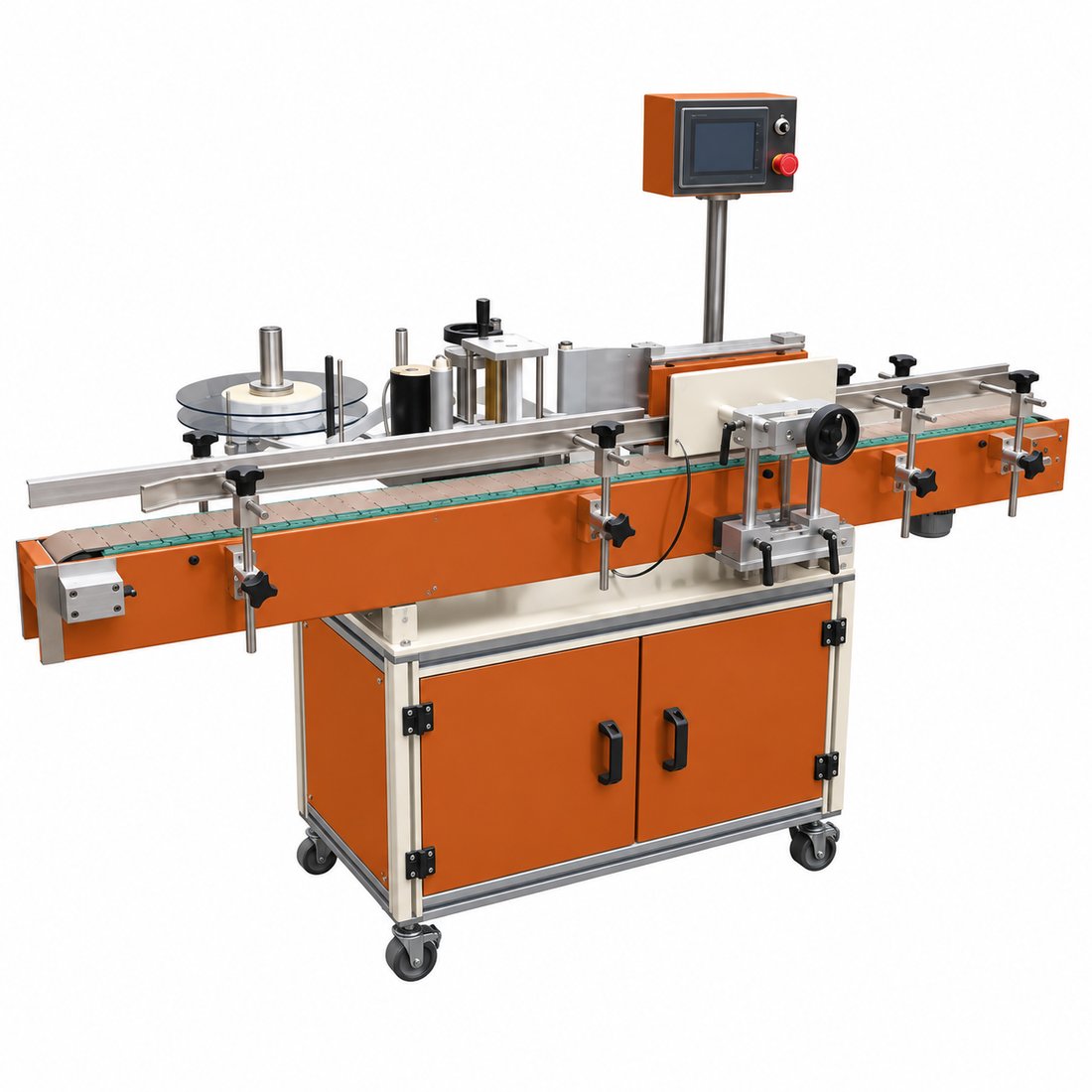 Food Automatic Flat/Oval/Square Bottles Sticker Labeling Machine