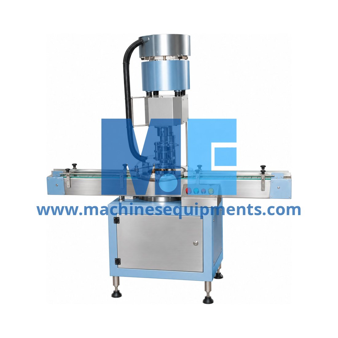 Food Automatic Plastic Metal Cap Locking Machine — Food Processing Machines