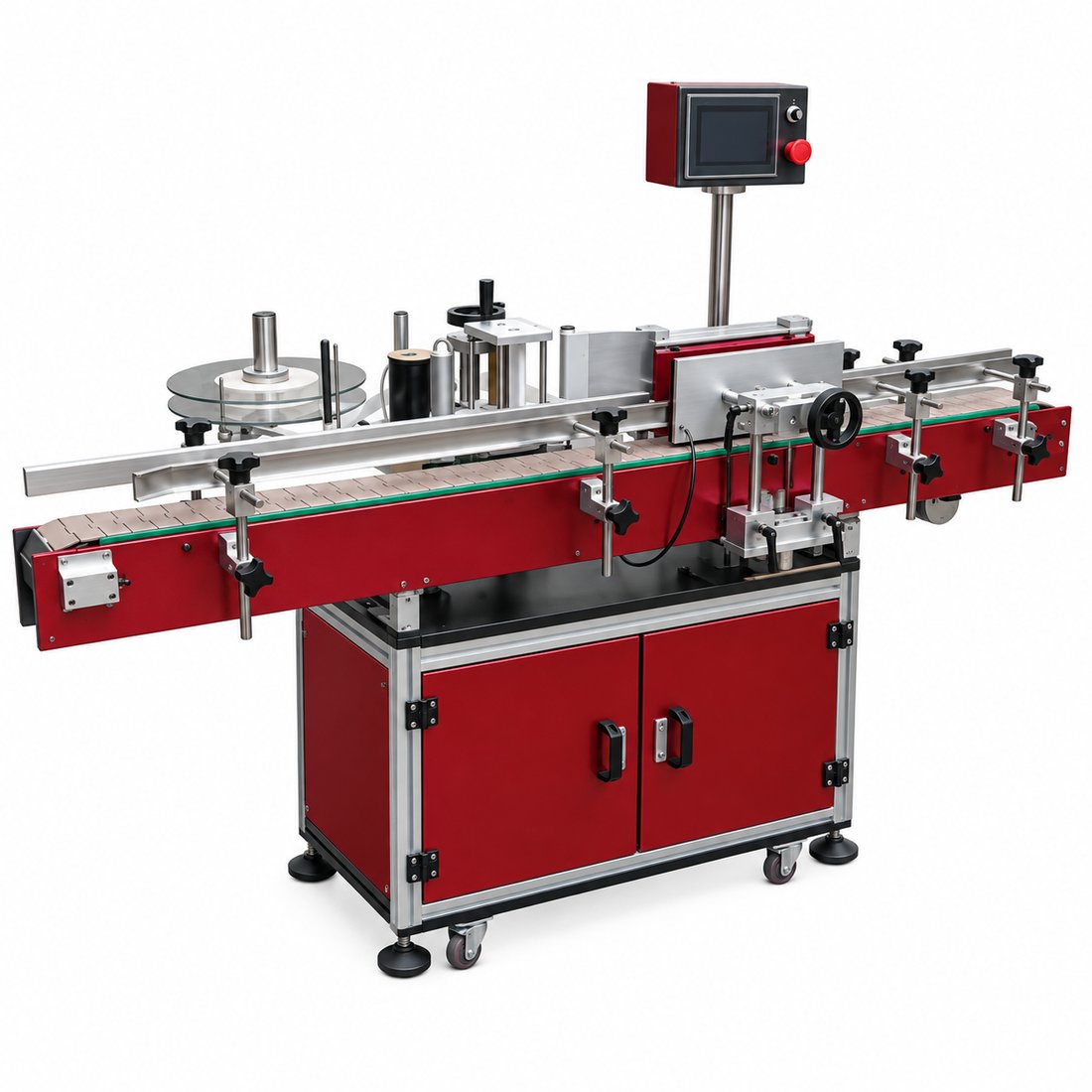 Food Automatic Vertical Sticker Labeling Machine