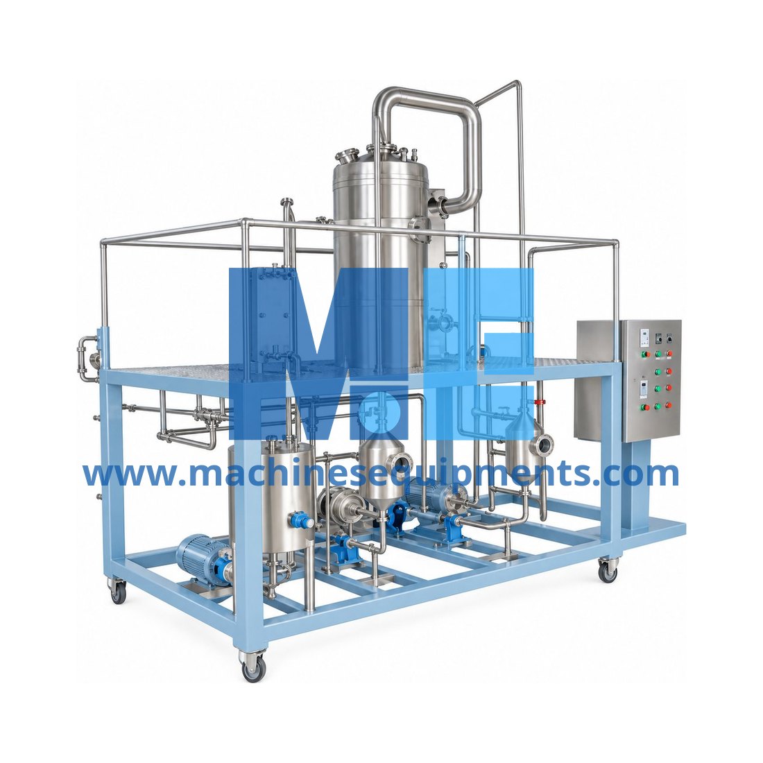 Food Forced External Circulation Vacuum Evaporator — Food Processing Machines