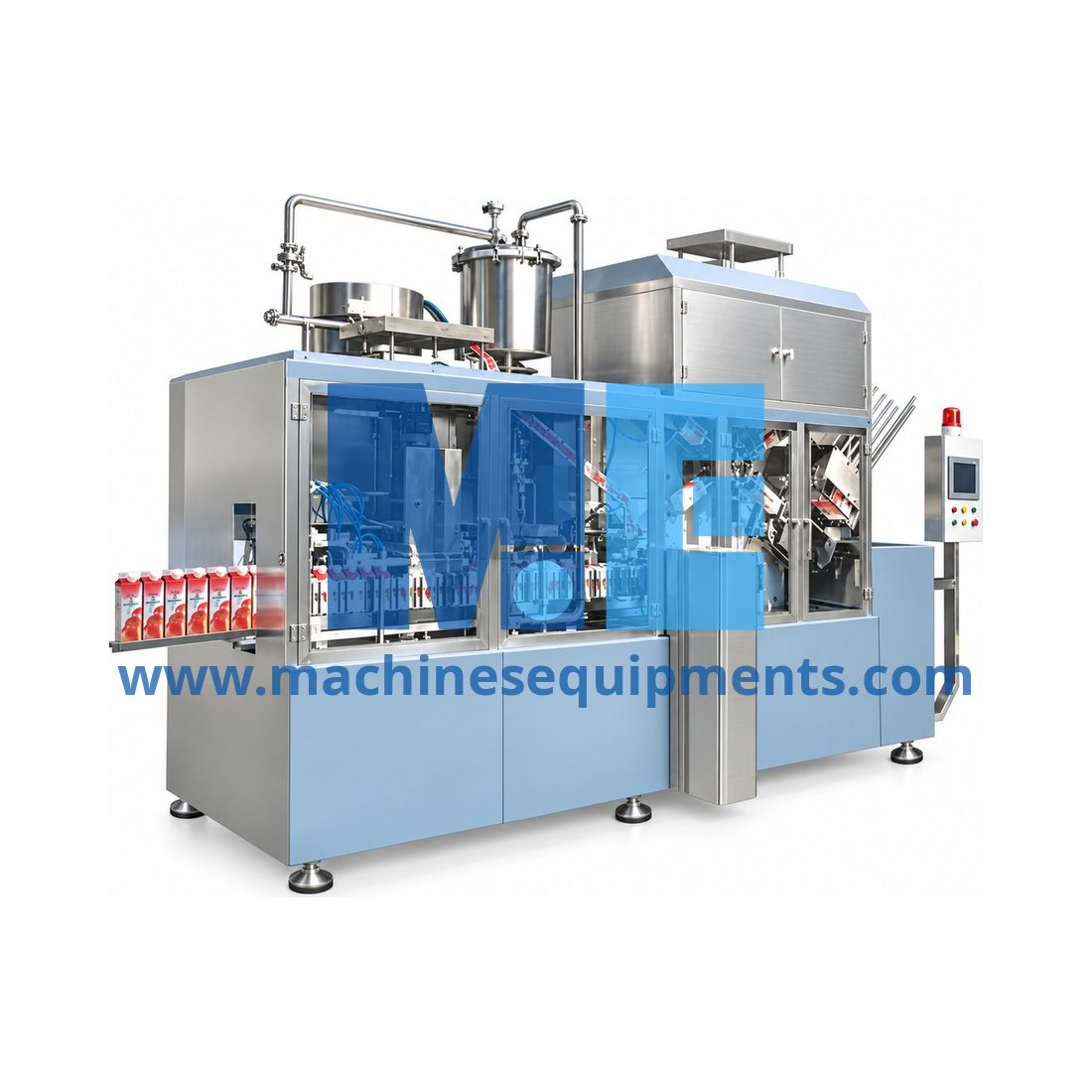 Food Gable Top Carton Filling Machine — Food Processing Machines