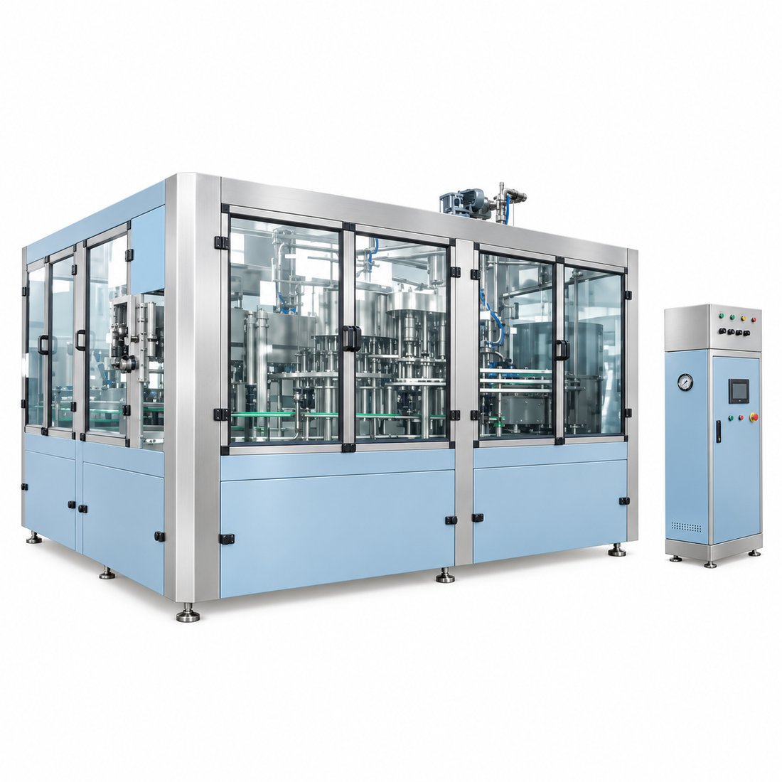 Food Isobaric Filling Machine 3-In-1 Unit
