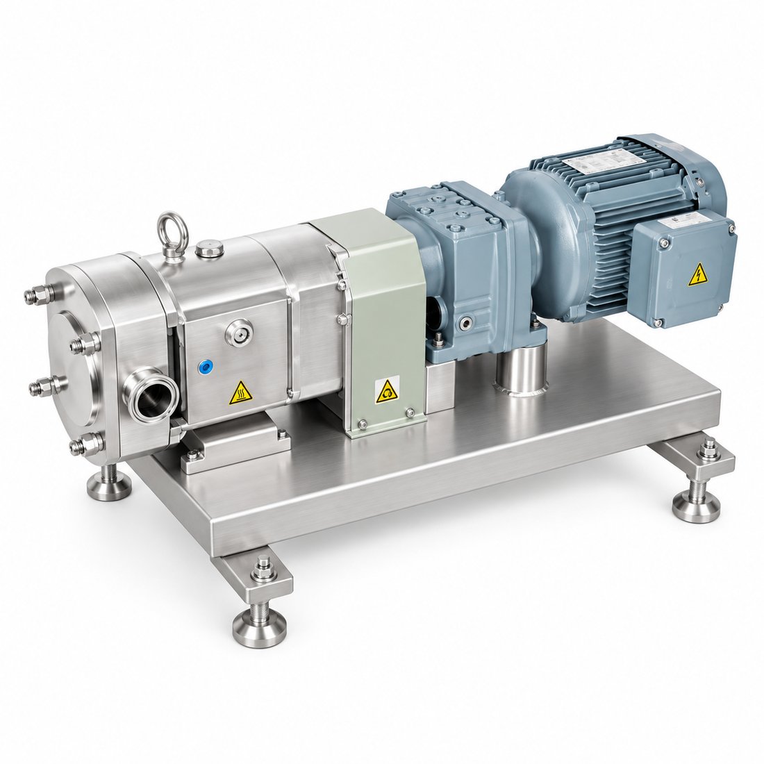 Food Lobe Pump With Heat Jacket