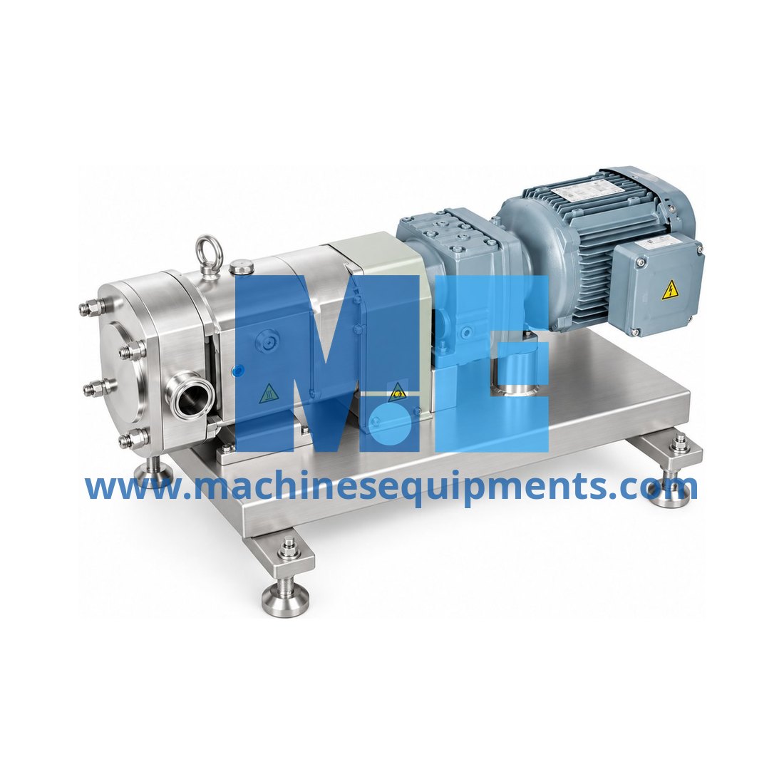 Food Lobe Pump With Heat Jacket — Food Processing Machines
