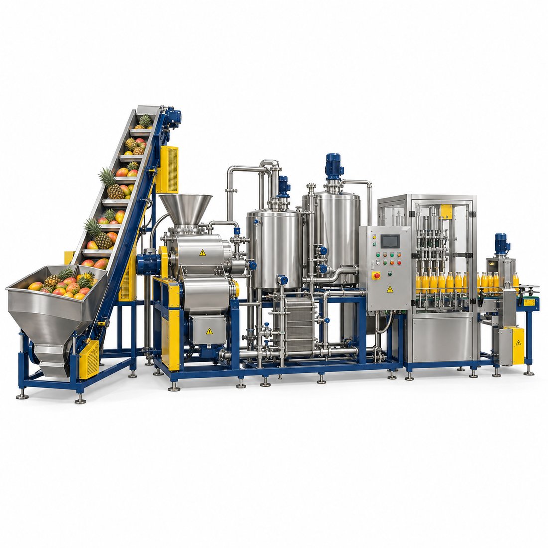 Food Mango Pineapple Juice Processing Plant