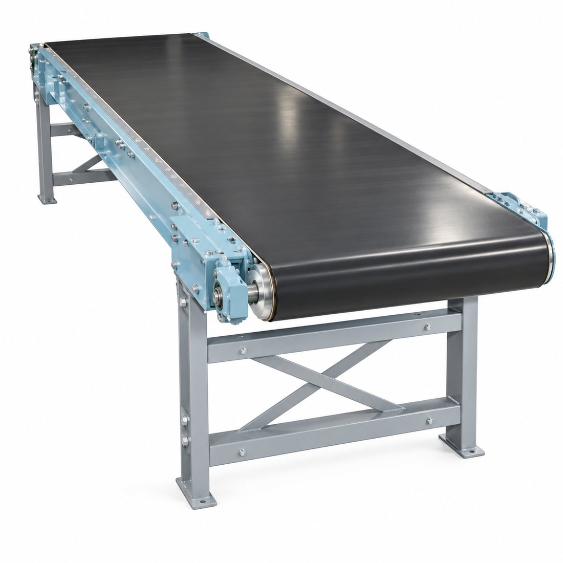 Food MS Powder Coating Belt Conveyor