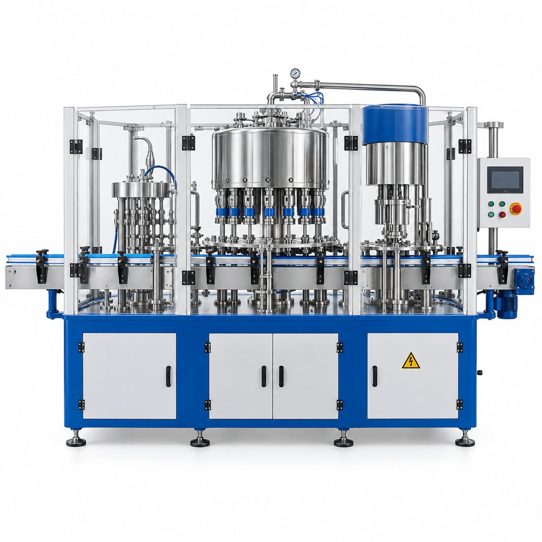 Food Normal Presure Filling Machine 3-In-1 Unit
