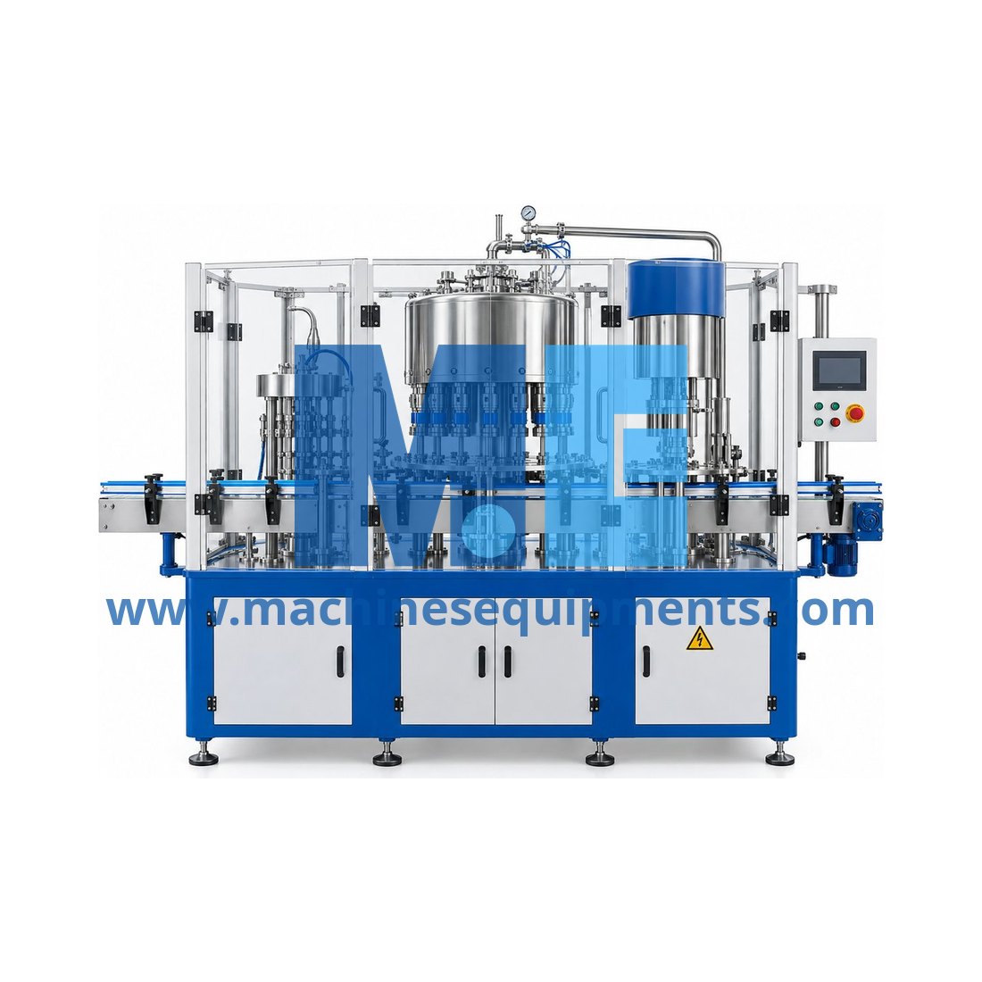 Food Normal Presure Filling Machine 3-In-1 Unit — Food Processing Machines