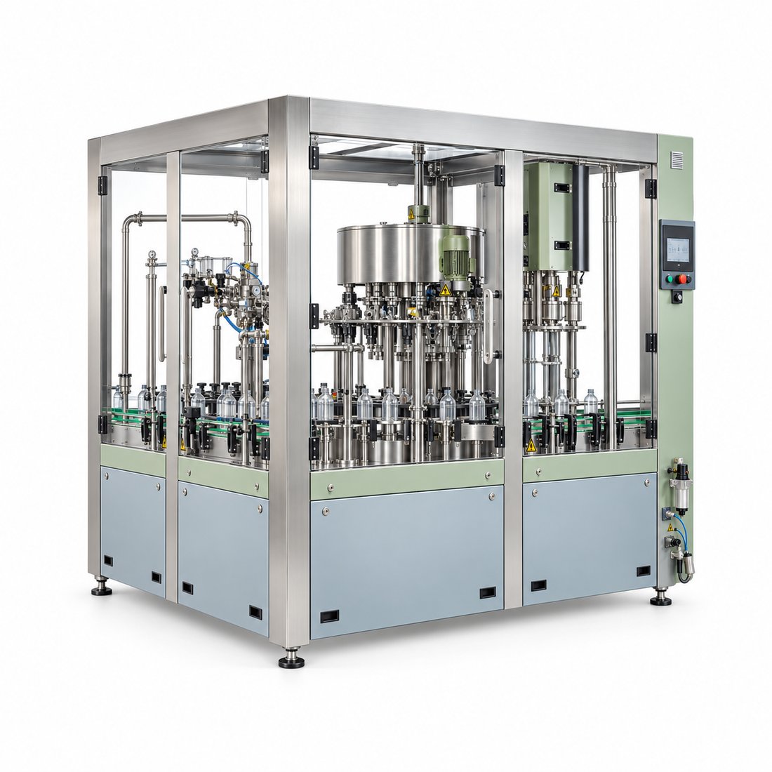 Food Rinsing Filling Capping Machine