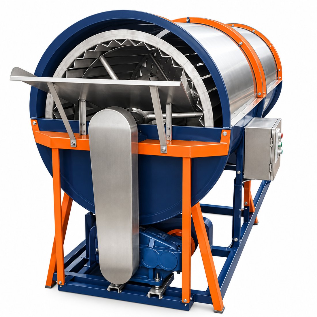 Food Roller Drum Washing Machine