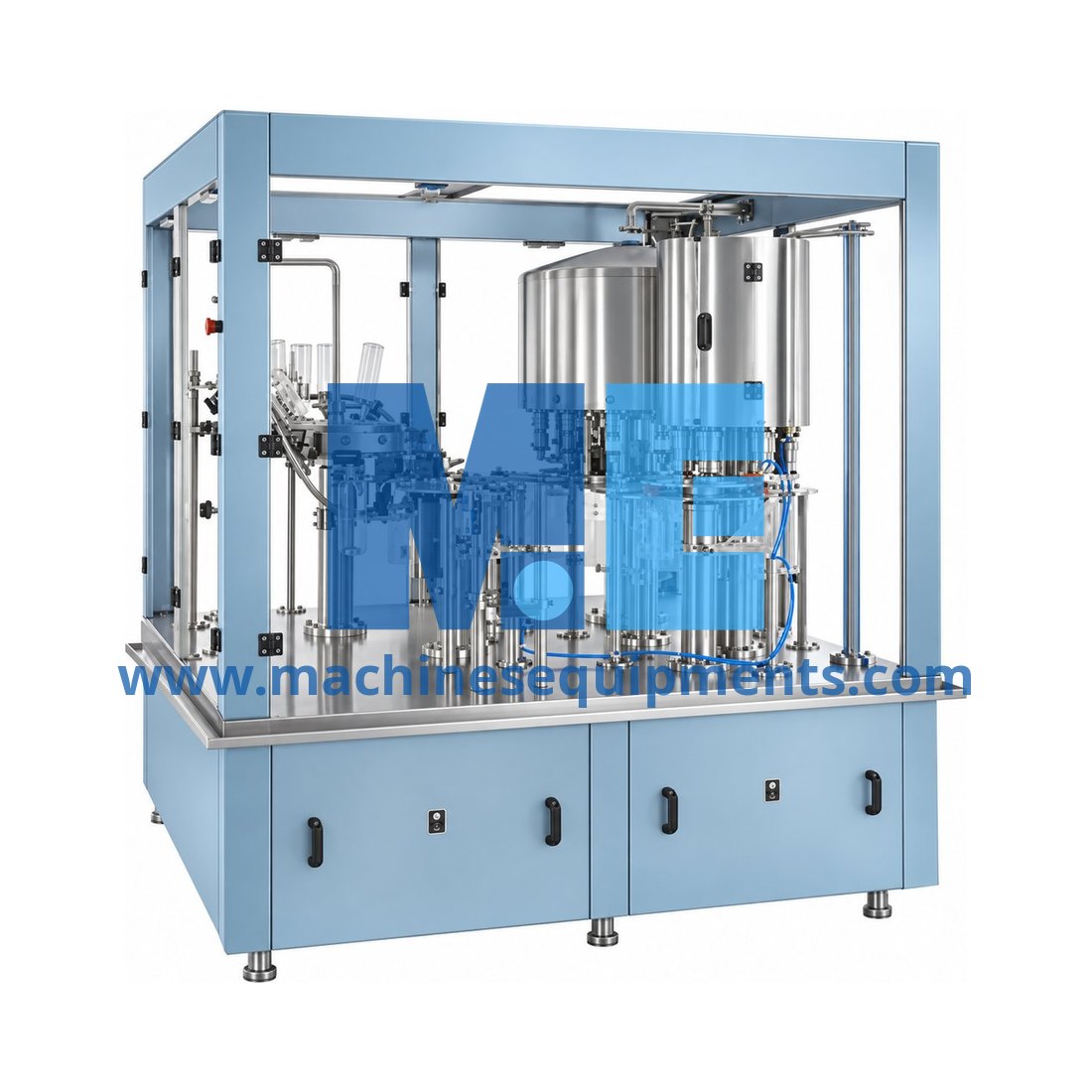Food Rotary Bottle Filler Capper Machine — Food Processing Machines