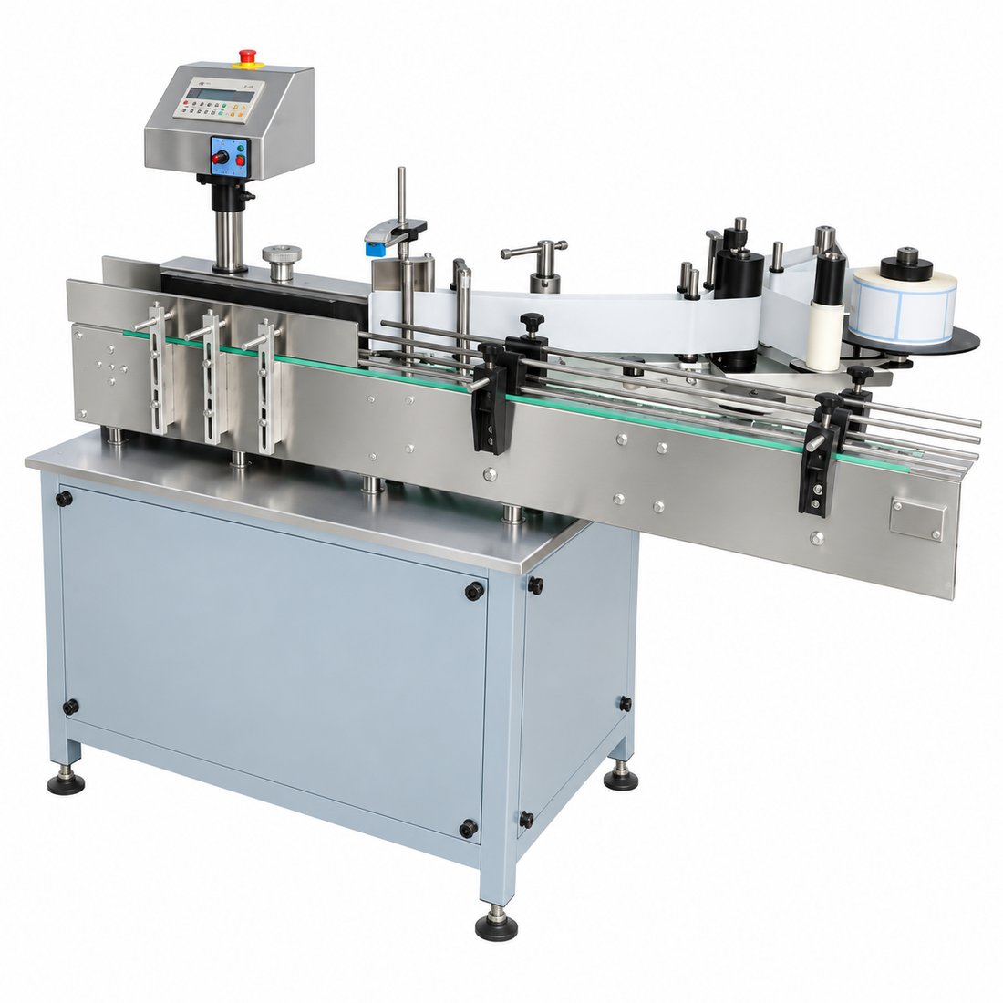 Food Round Sanitizer Bottle Labeling Machine
