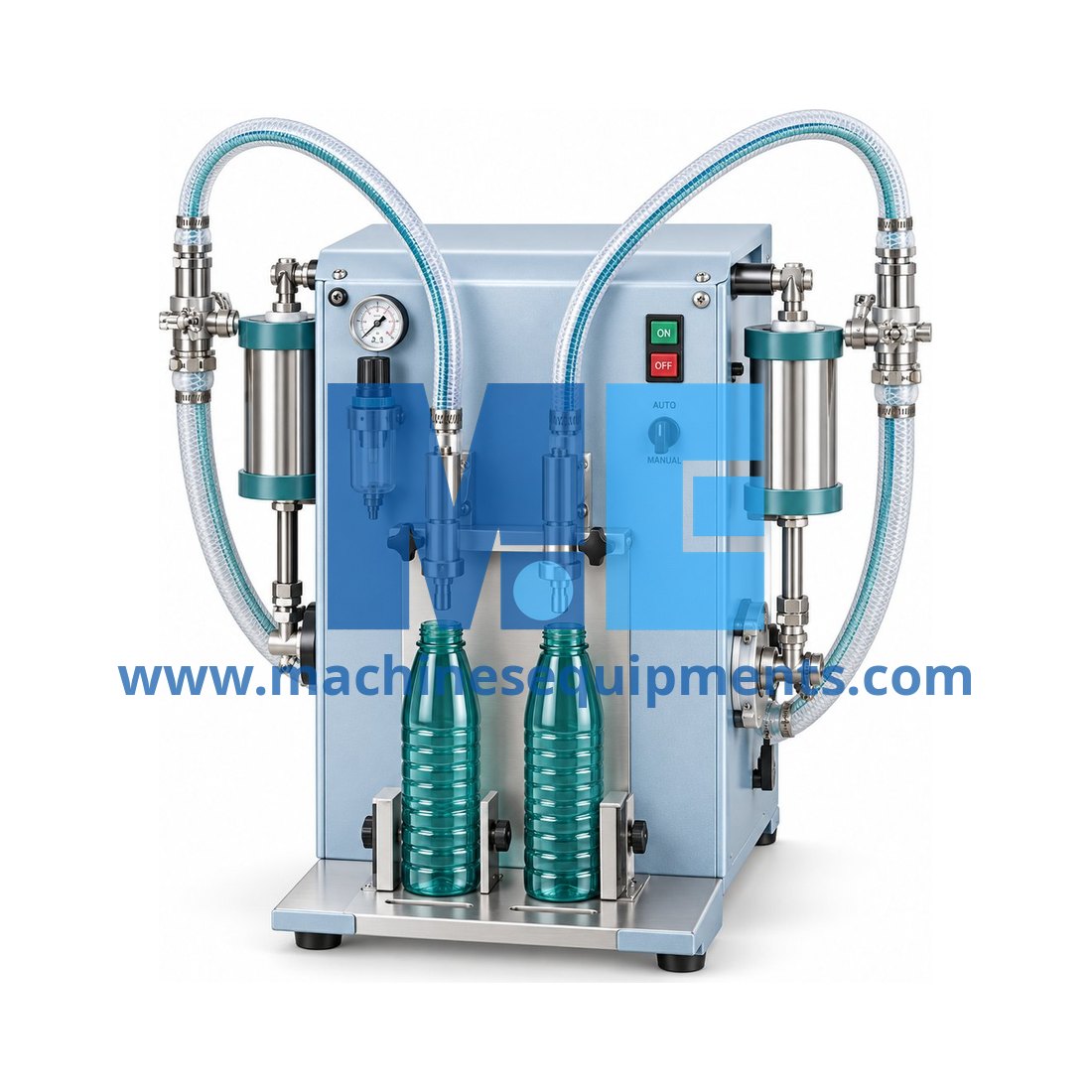 Food Semi Automatic Bottle Filling Machine — Food Processing Machines