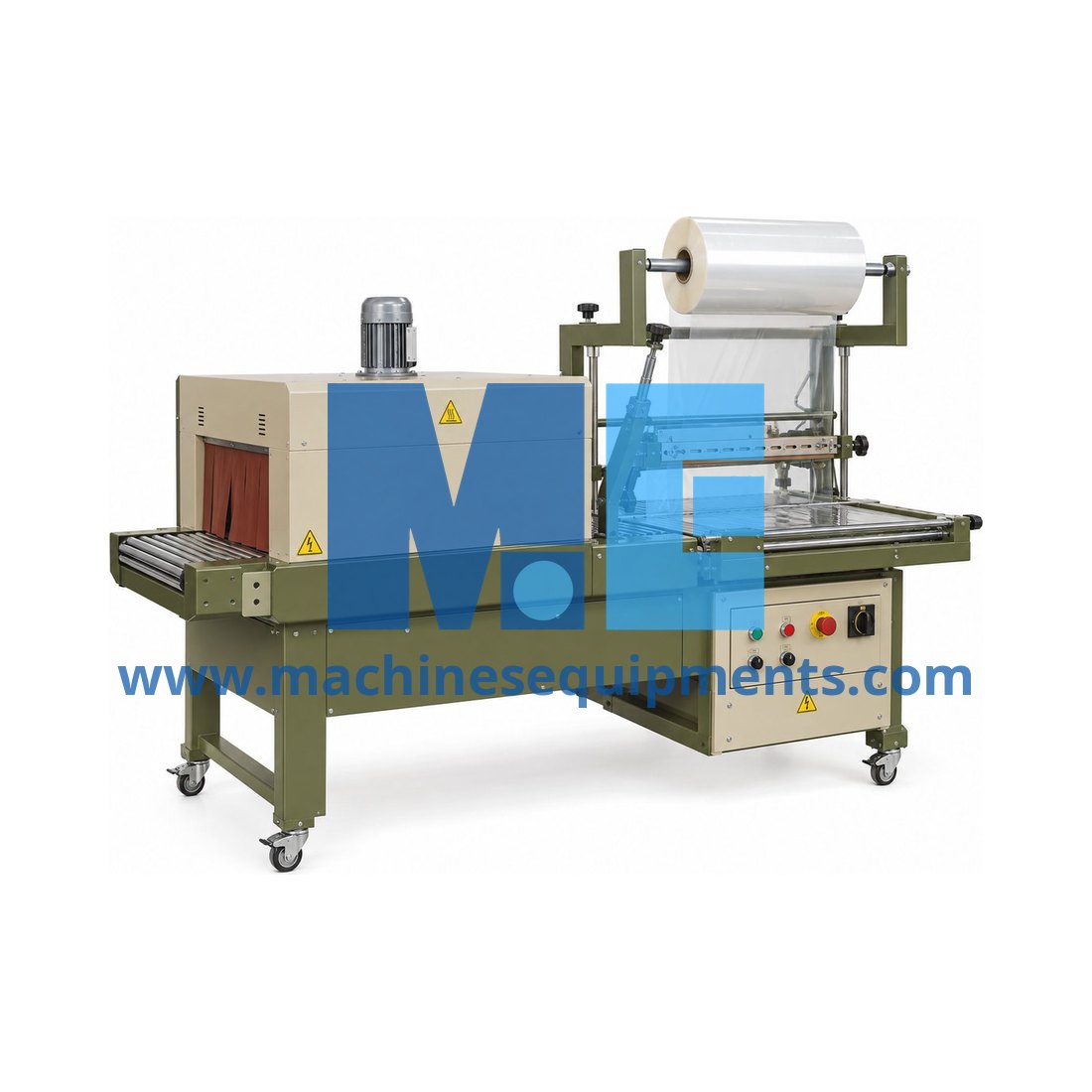Food Semi Automatic Bottle Shrink Wrapping Machine — Food Processing Machines