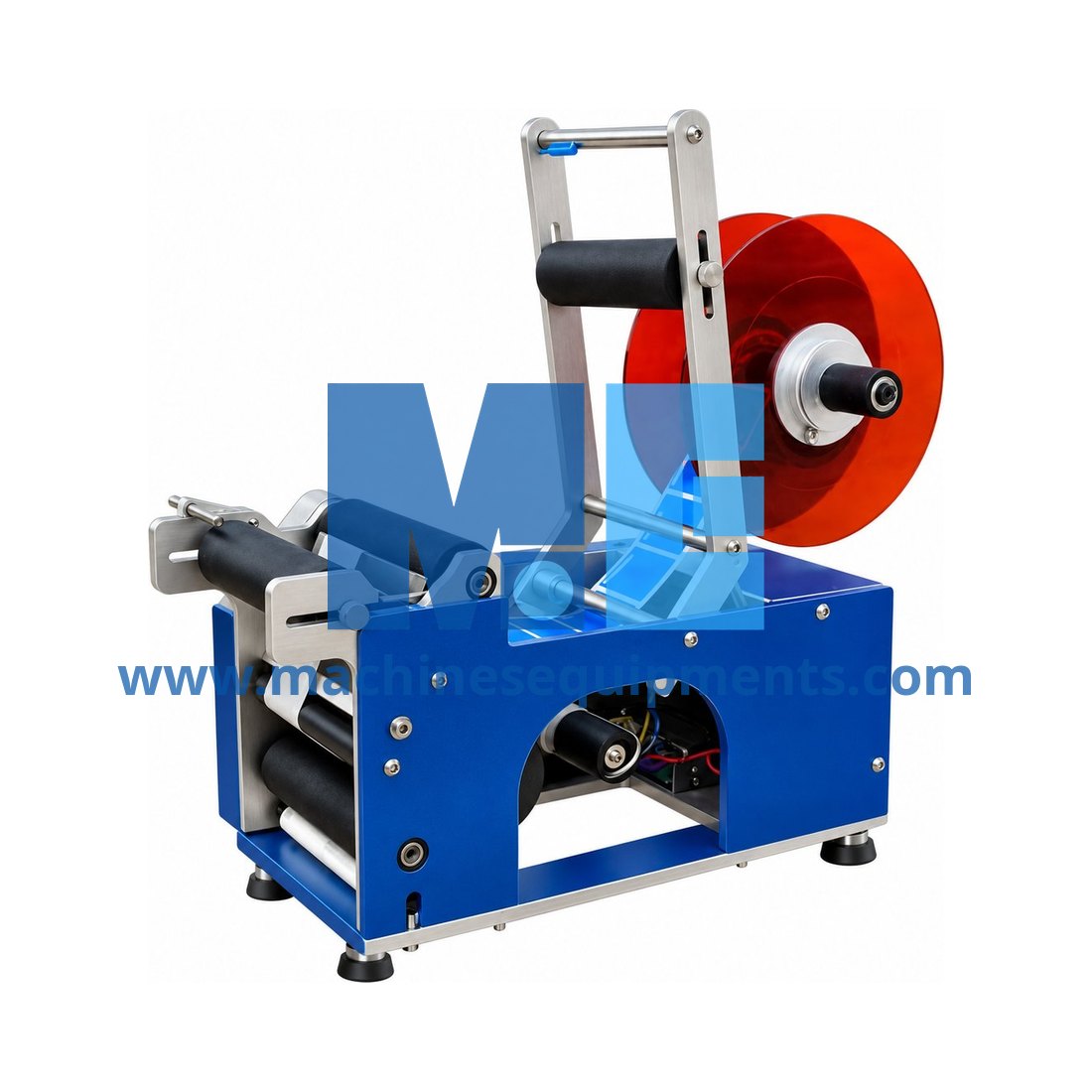 Food Semi Automatic Round Bottel Labelling Machine — Food Processing Machines