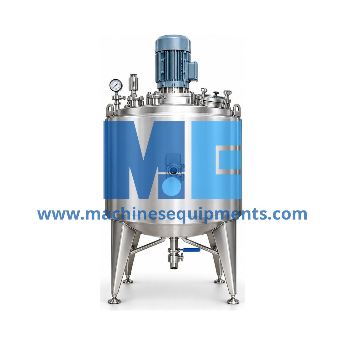 Food Square High Speed Emulsification Tank — Food Processing Machines