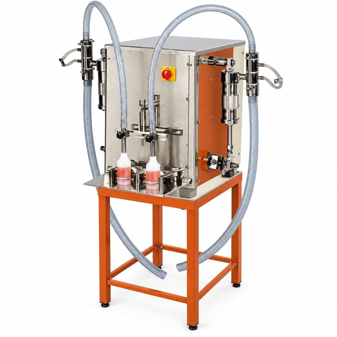 Food Stainless Steel Semi- Automatic Liquid Filling Machines