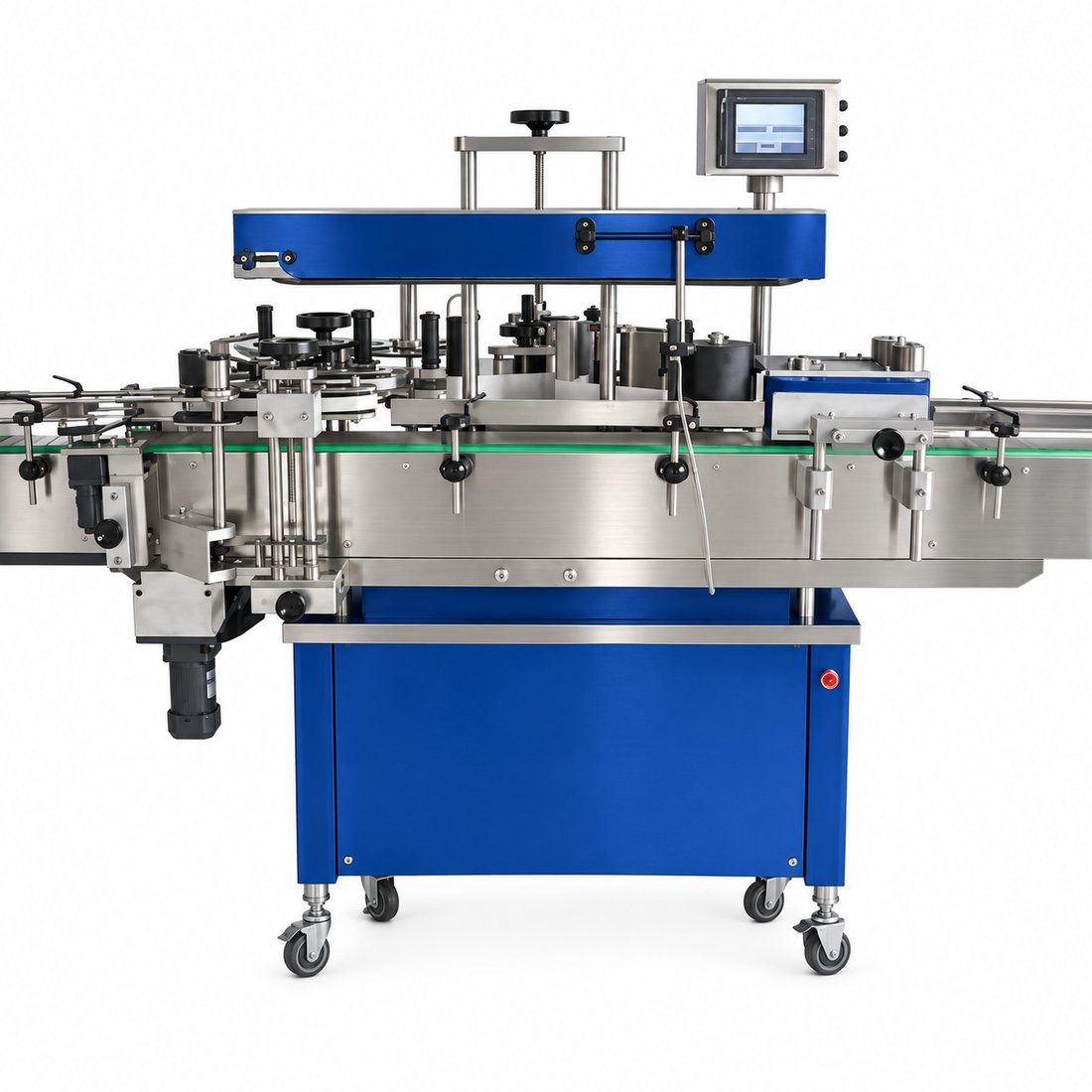 Food Top and Bottom Sticker Labeling Machine