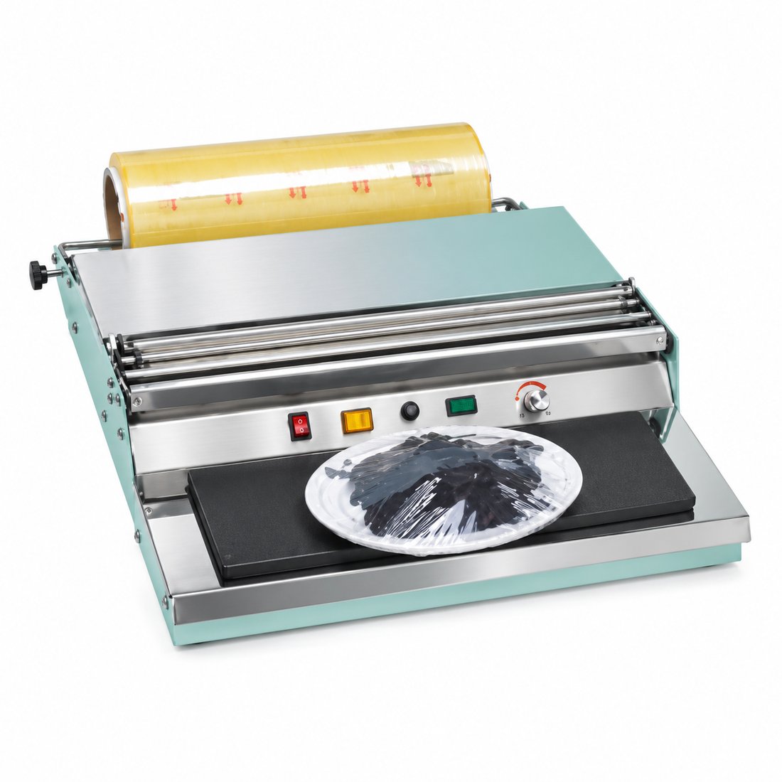 Food Tray Stretch Wrapping Machine