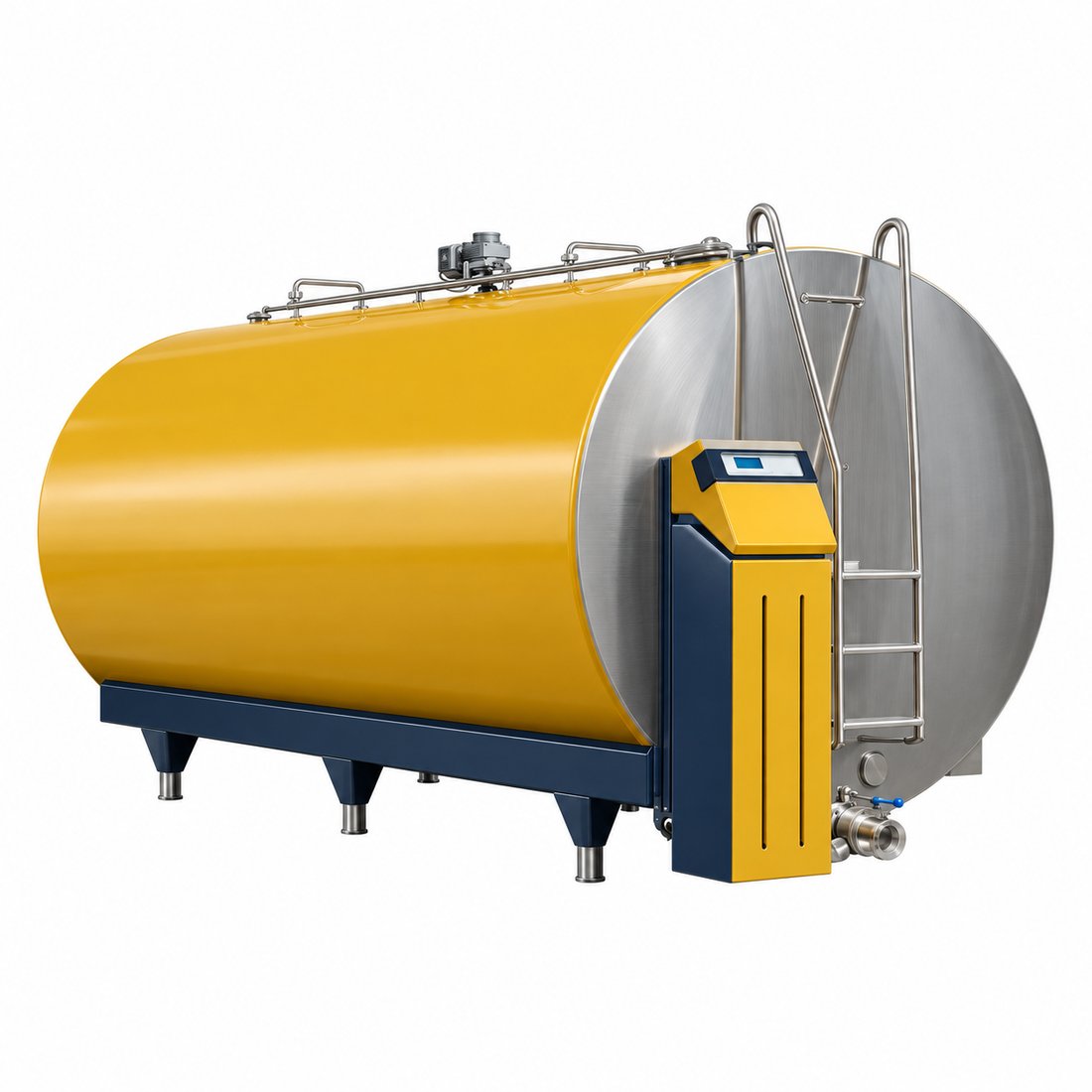 Food Vertical Cooling Milk Storage Tank