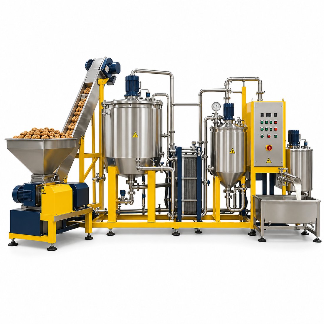 Food Walnut Almond Milk Processing Plant