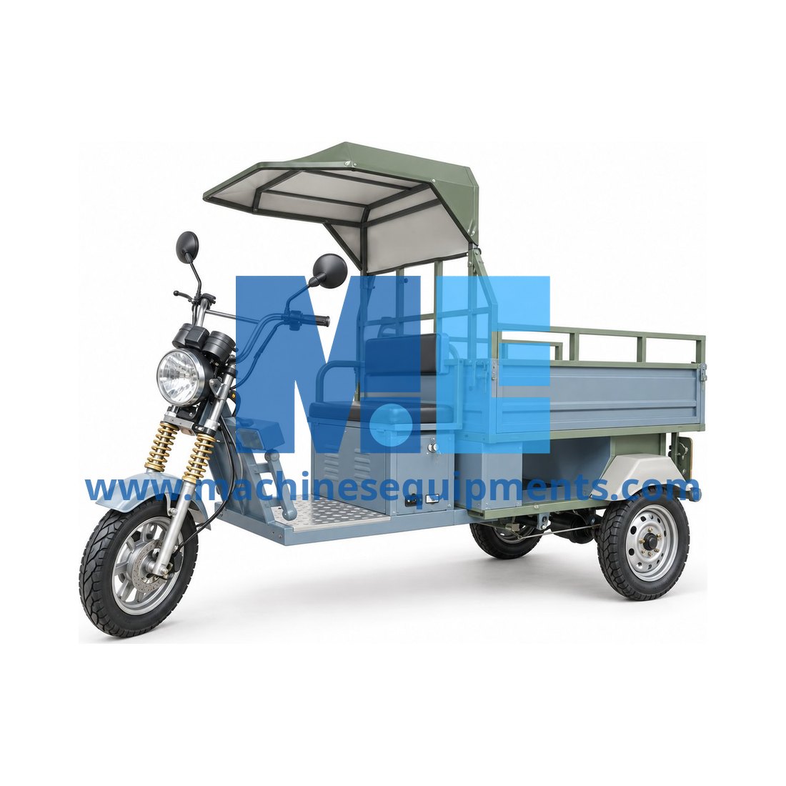High Capacity Battery Cargo Vehicle — Electric Three-Wheelers